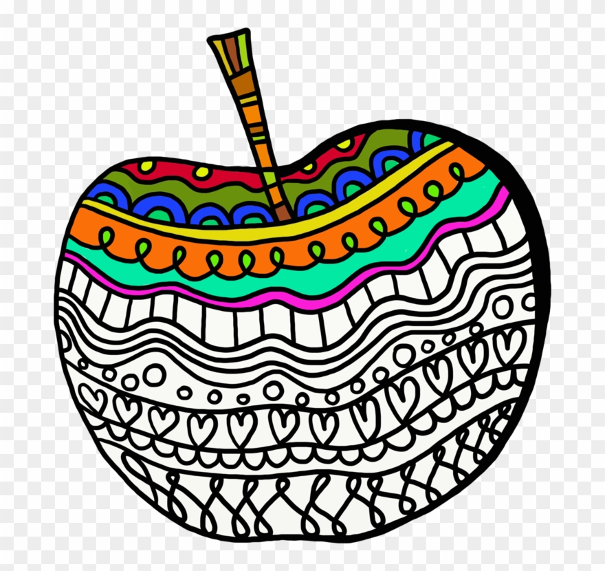 All Photo Png Clipart - Abstract Apple Art Transparent Png