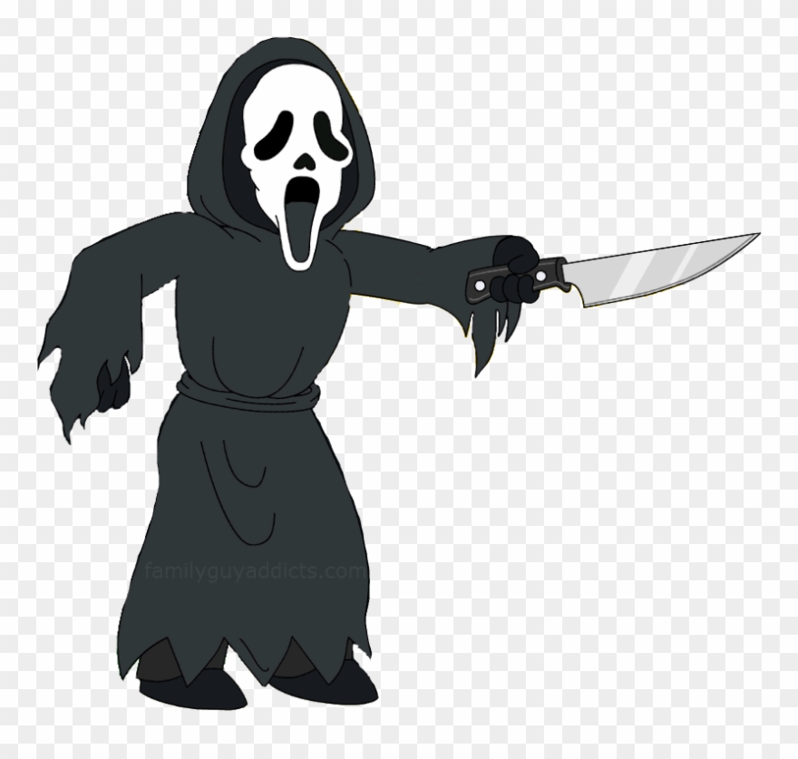 Cartoon Ghost Face - Family Guy Ghostface Clipart