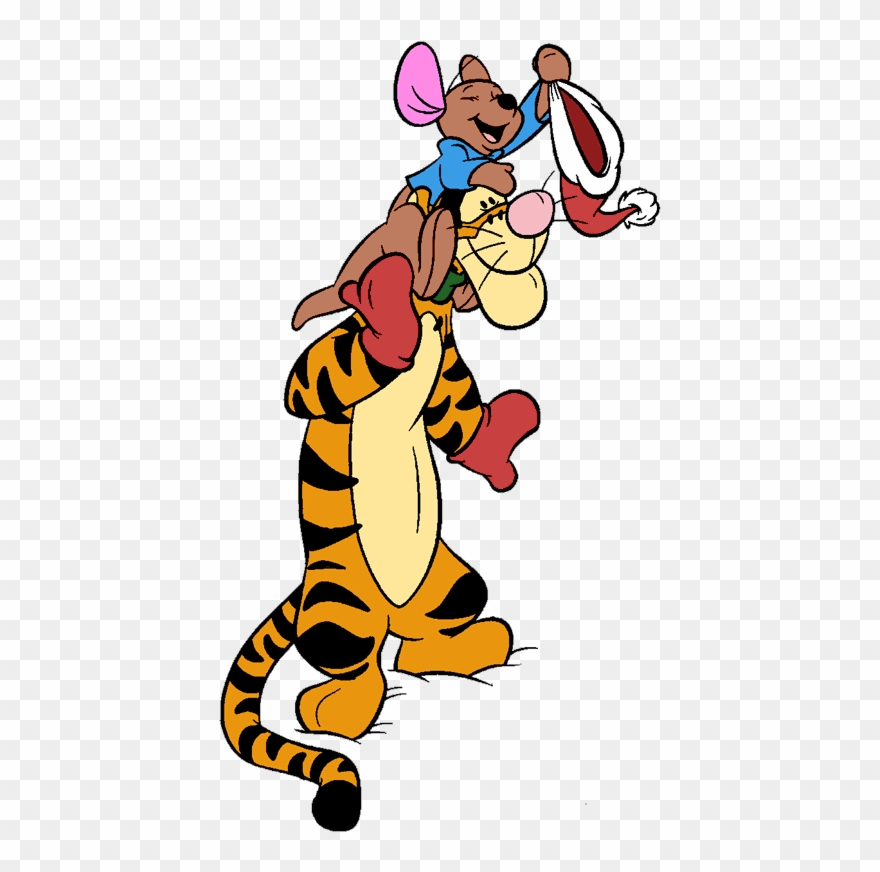 Winnie The Pooh & Friends Clip Art 2 Disney Galore - Tigger And Roo - Png Download