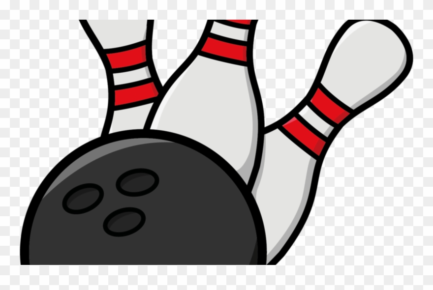 Interesting Bowling Ball And Pins Clip Art Clipart - Bowling Ball Cartoon Art - Png Download