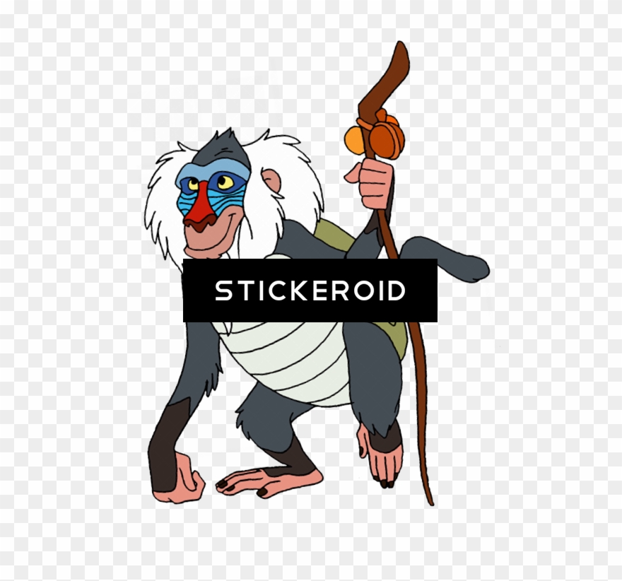 Rafiki Cartoons Disney King Lion The - Lion Clipart