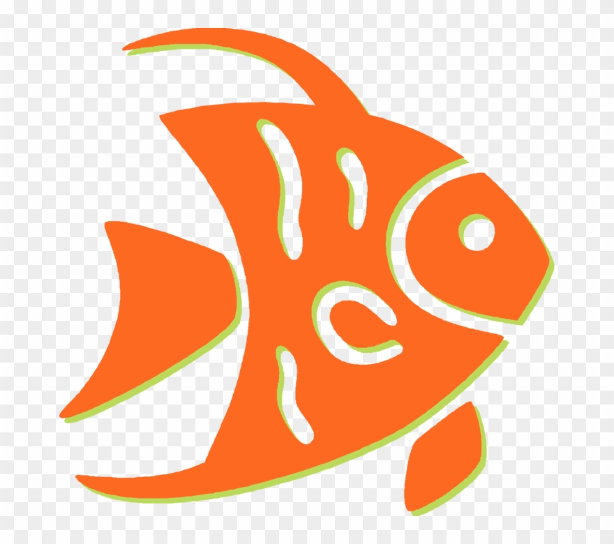 Vector Illustration Of Marine Aquatic Tropical Angel Clipart