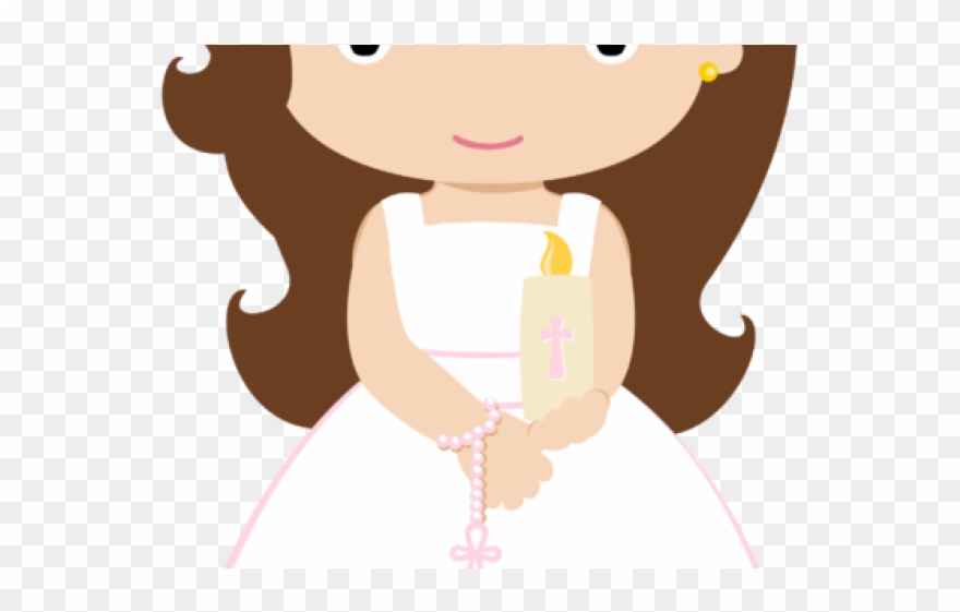 Candle Clipart Communion - Imagen Animada De Primera Comunion - Png Download