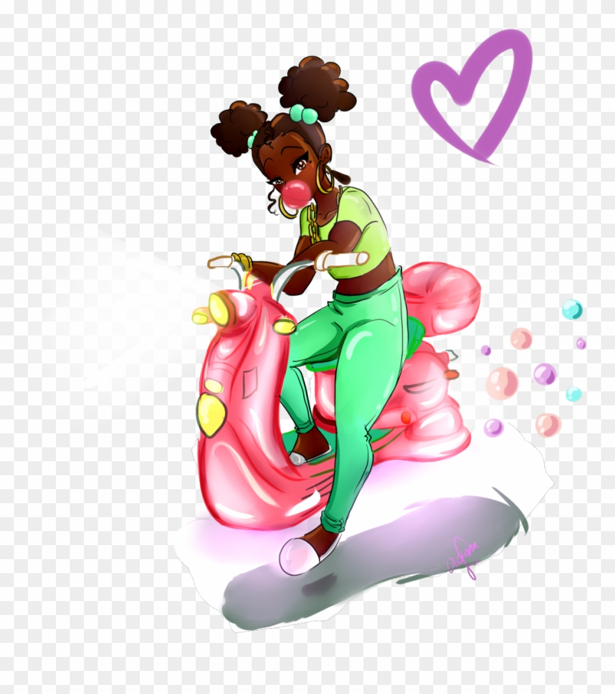 Black Women Art - Heart Clipart