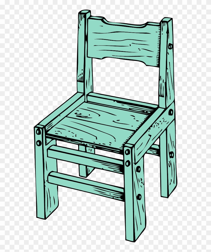 Vector Clip Art - Wood Chair Clipart Png Transparent Png