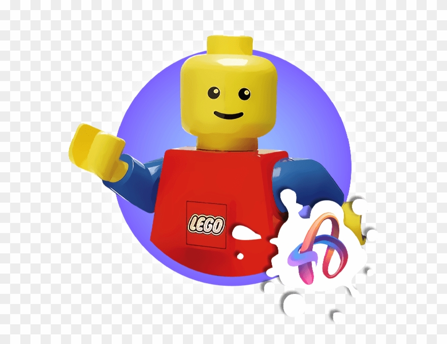 Leg Godt Paint - Lego Man Clipart