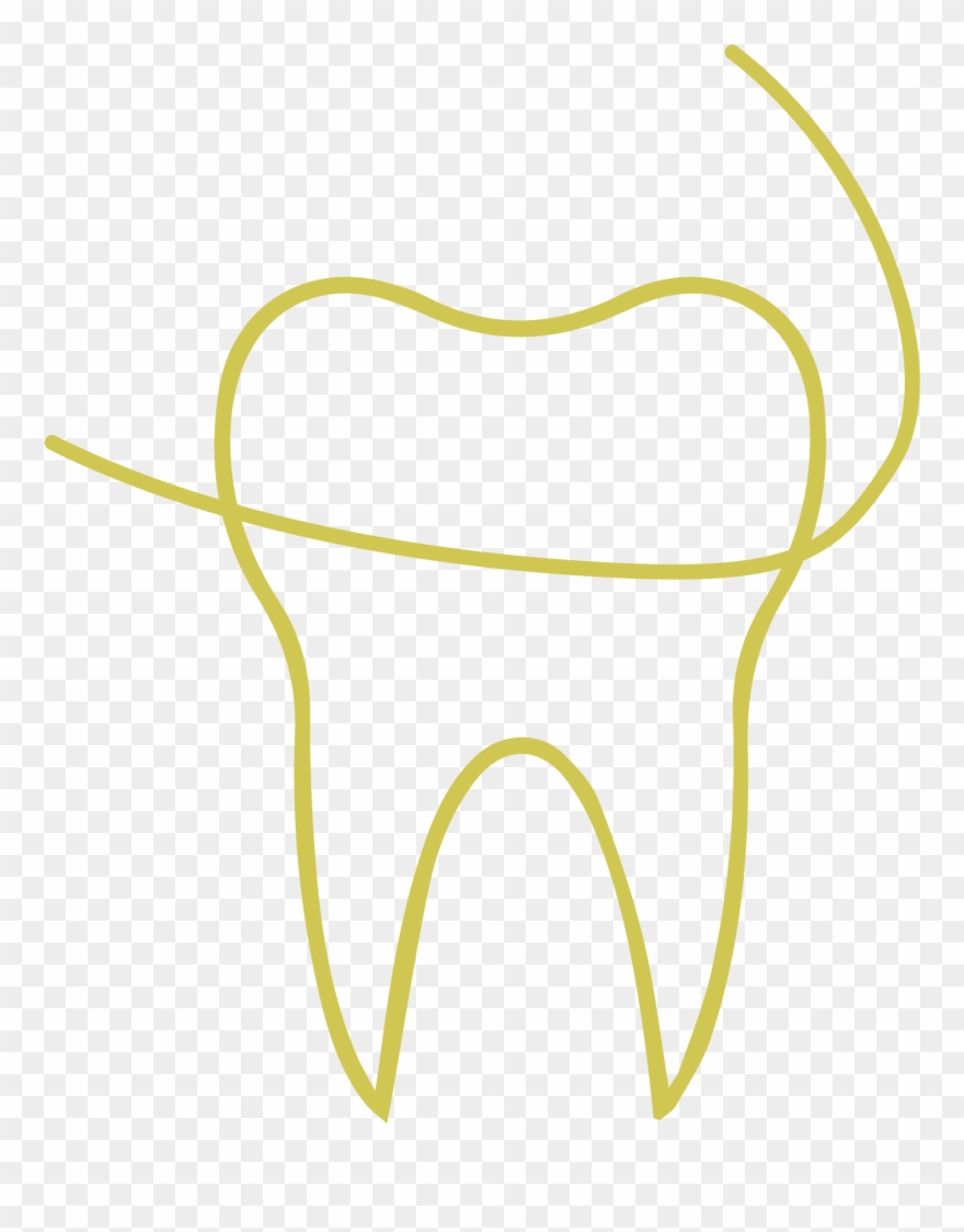 “flossing Is An Important Practice In Keeping Your - Drawing Clipart