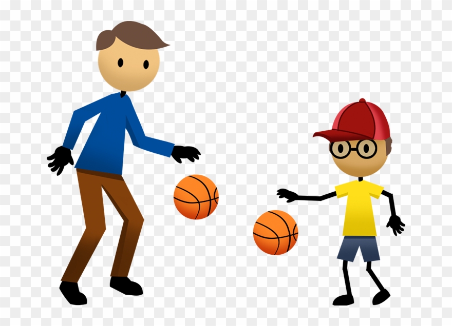 Clip Art Free Stock Activities Active For Life Dribble - Kids Playing Gif - Png Download