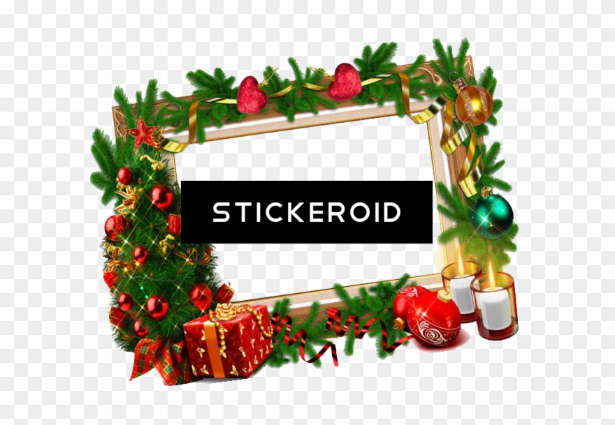 Christmas Frame - Printable Christmas Ornaments Clipart - Png Download