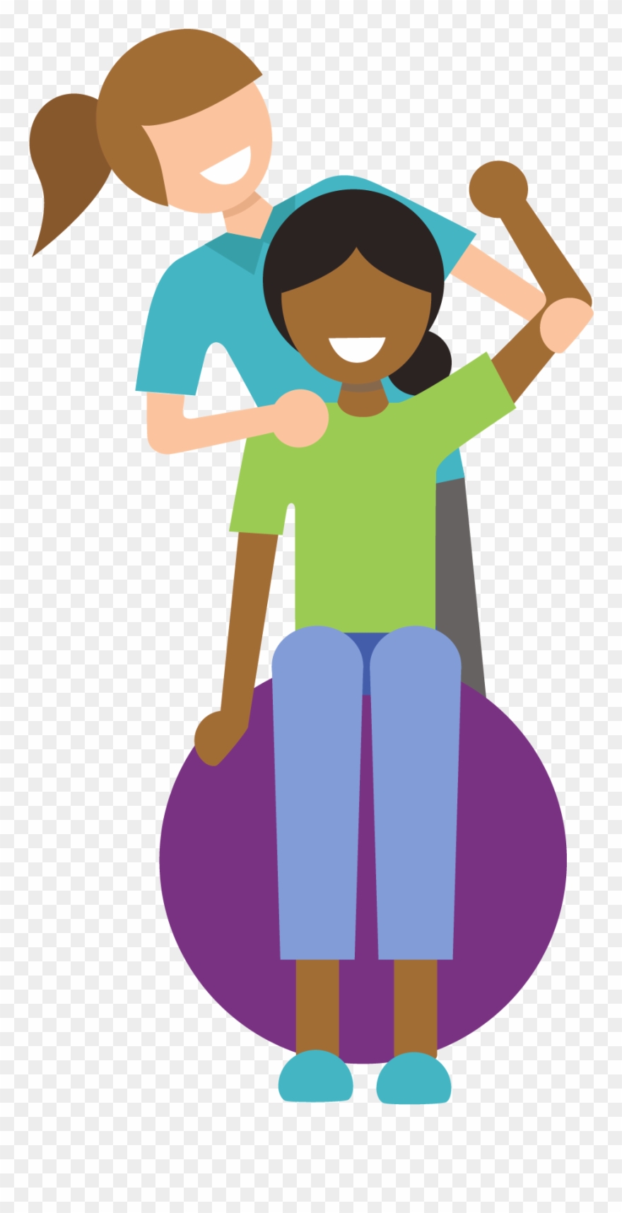 Illustration Of Two People - Portable Network Graphics Clipart