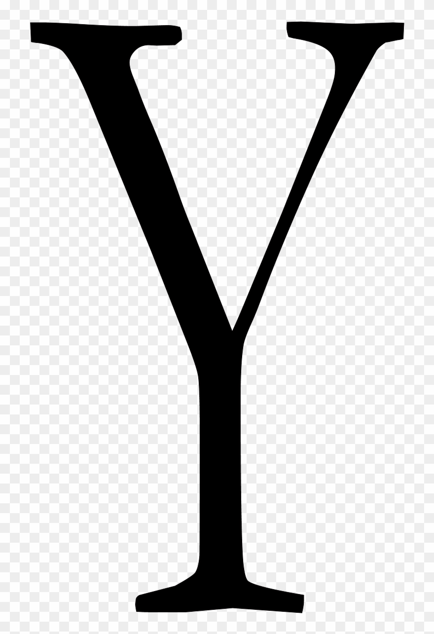 Letter Y Alphabet Typography Png Image - Gambar Y Clipart