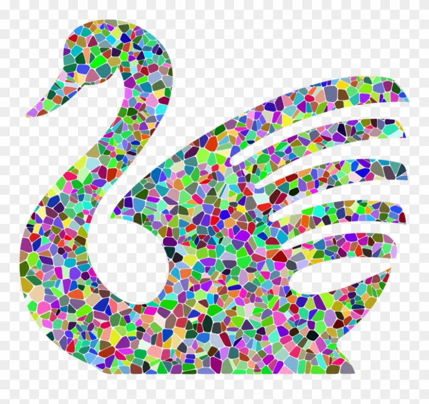 Cygnini Goose Computer Icons Animal Typography - Clip Art - Png Download