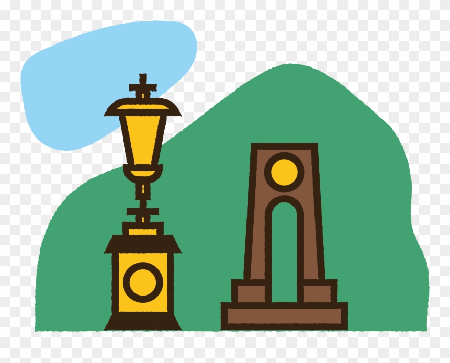 Lsu Drawing Clock Tower - Illustration Clipart