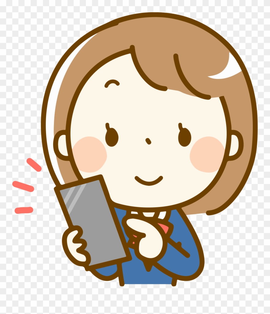 By Oksmith - Thinking Girl Cartoon Png Clipart