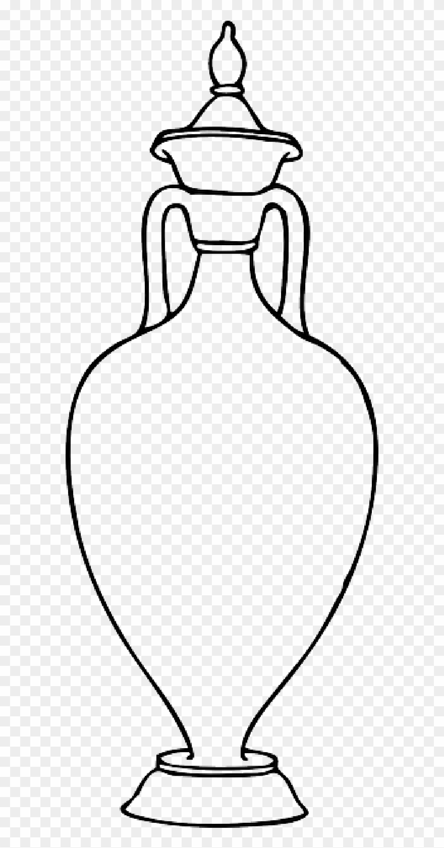 Greek Vase Template Clipart