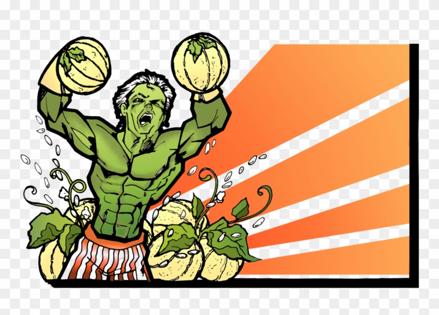 Puree From Rocky Ford Melons Is Added During A Fermentation - Cartoon Clipart