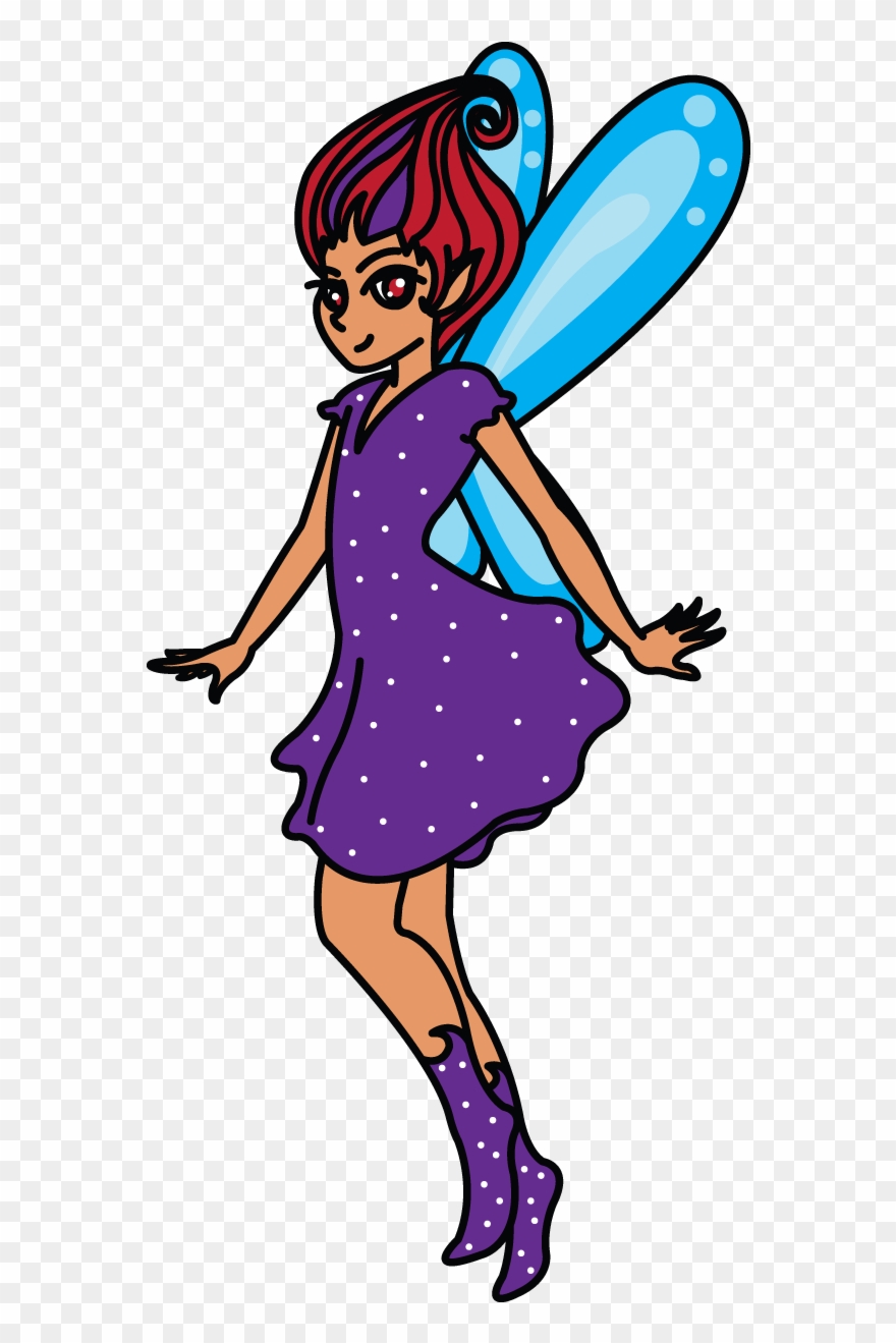 How To Draw A Fairy, Step By Step Http - Fairies Drawings For Kids Clipart