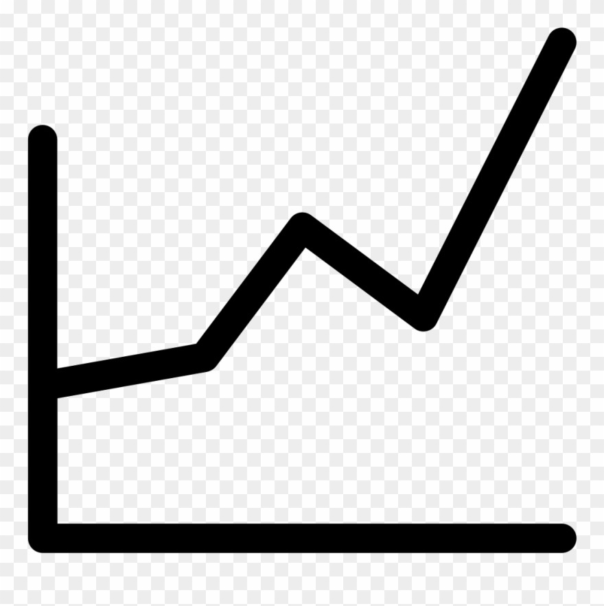 Analytics - Line Graph Icon Png Clipart