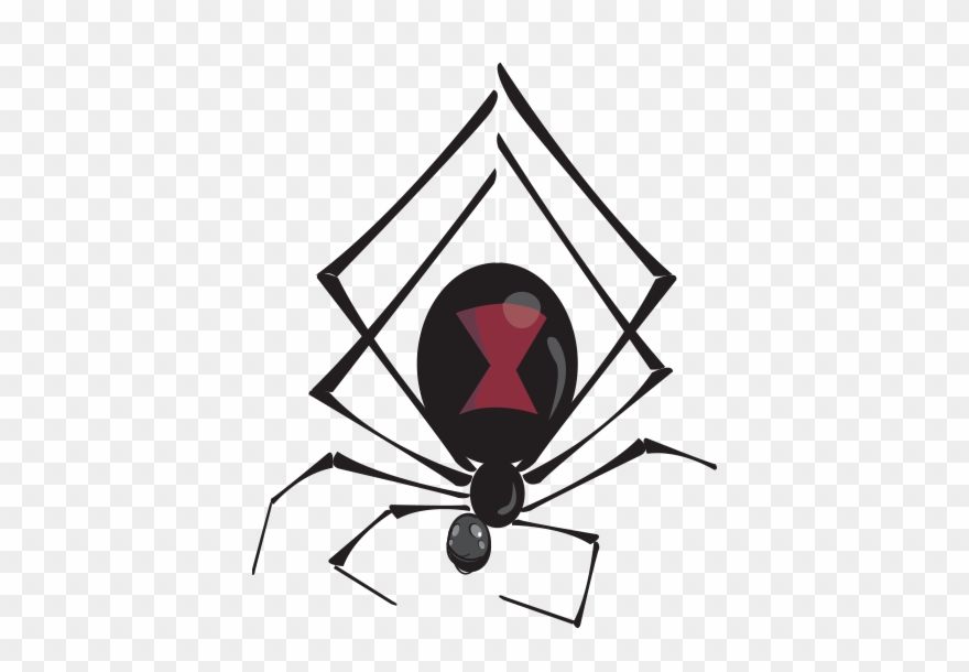 Att 'black Widow Spider' Illustration Todd Lynch - Draw Spider Red Back Clipart