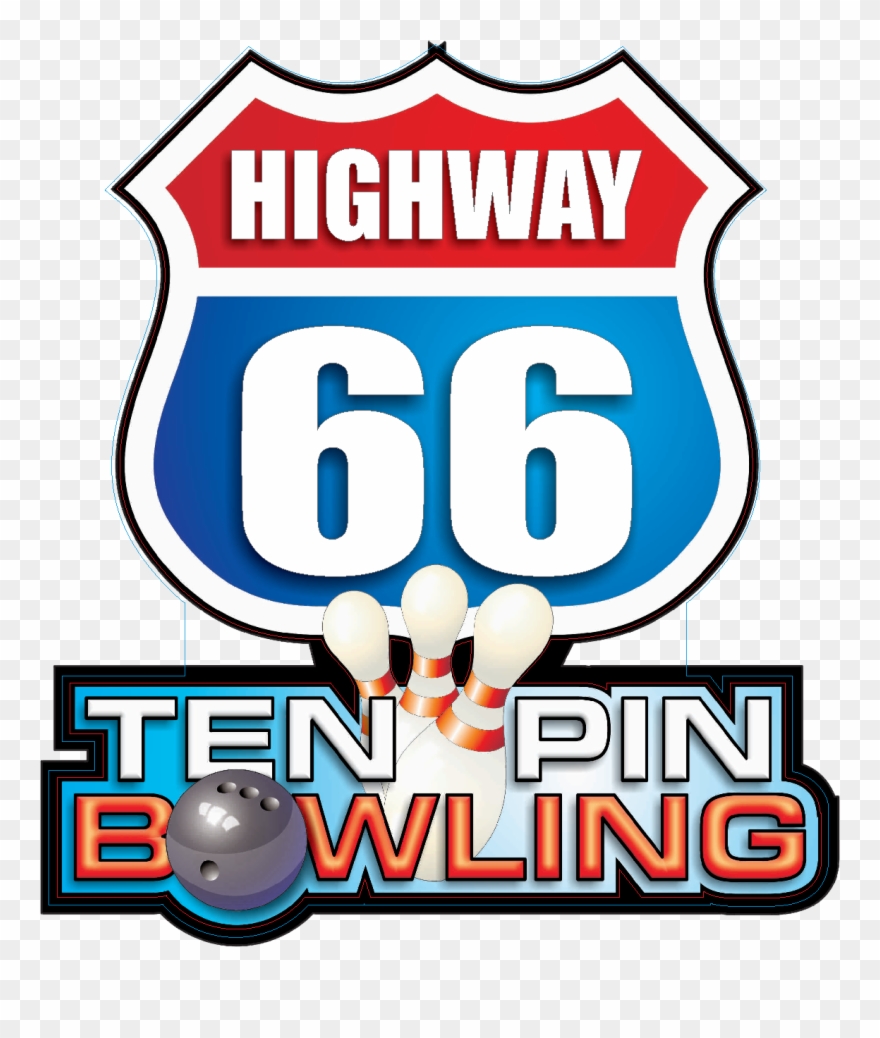 Ultra-modern Lanes, Combined With A New Computer Controlled - 10 Highway 66 Bowling Pins Clipart