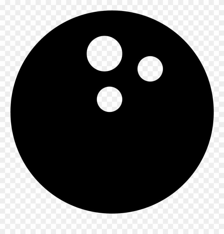 Bowling Ball Filled Icon - Bowling Ball Icon Png Clipart