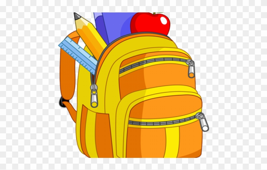 Purse Clipart Cartoon - Free Clipart Book Bag - Png Download