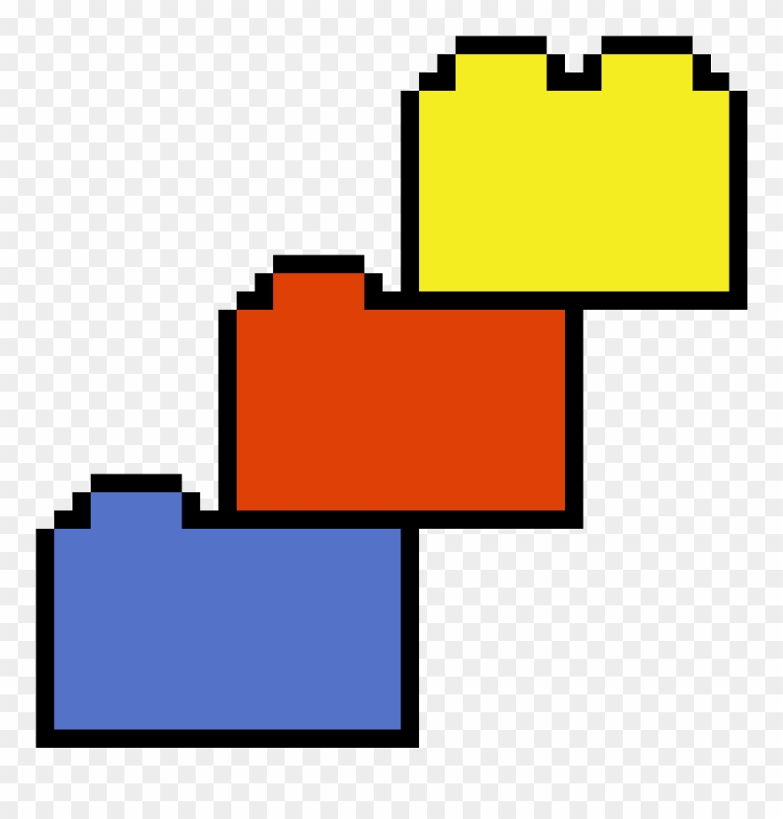 Lego Block - My Neighbour Totoro Pixel Art Clipart