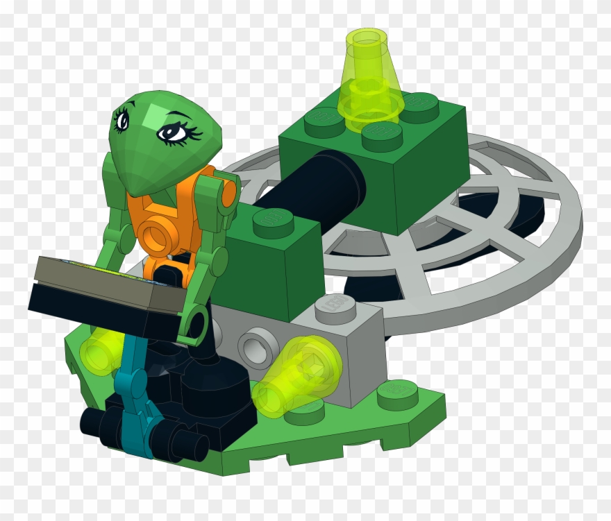 1195-1 Alien Encounter - Cartoon Clipart