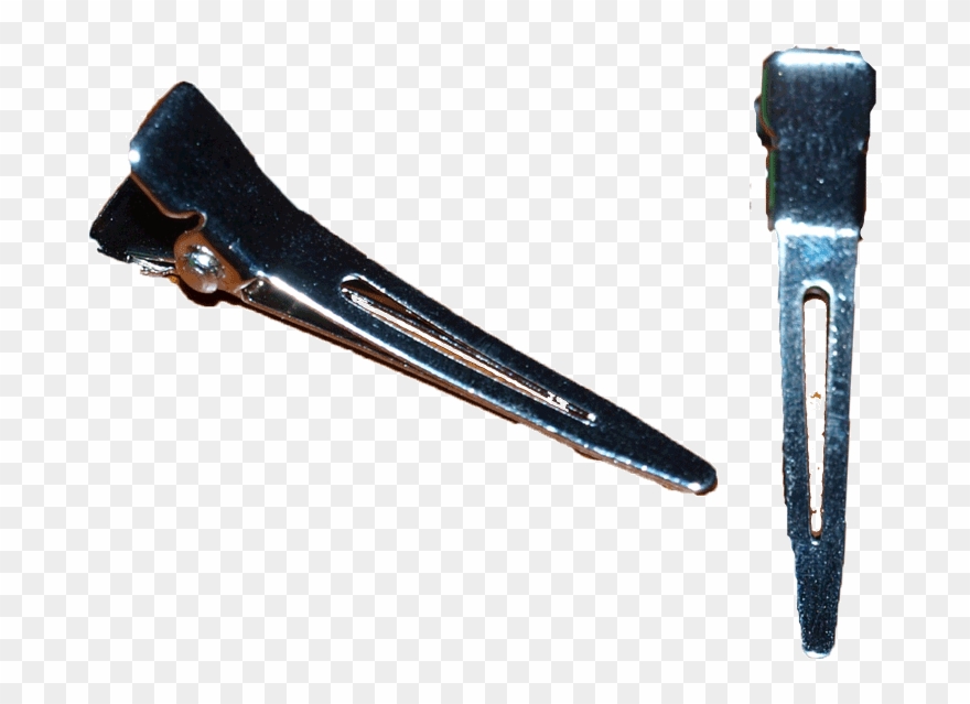 Graphic Bow Clip Single Prong - Barrette - Png Download