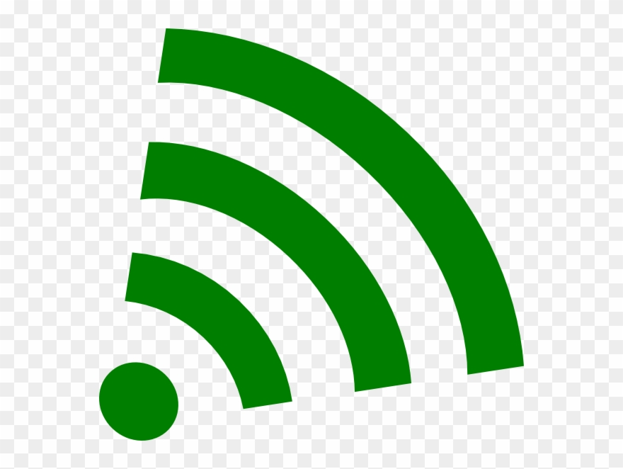 Wifi Signal Icon Green Clipart