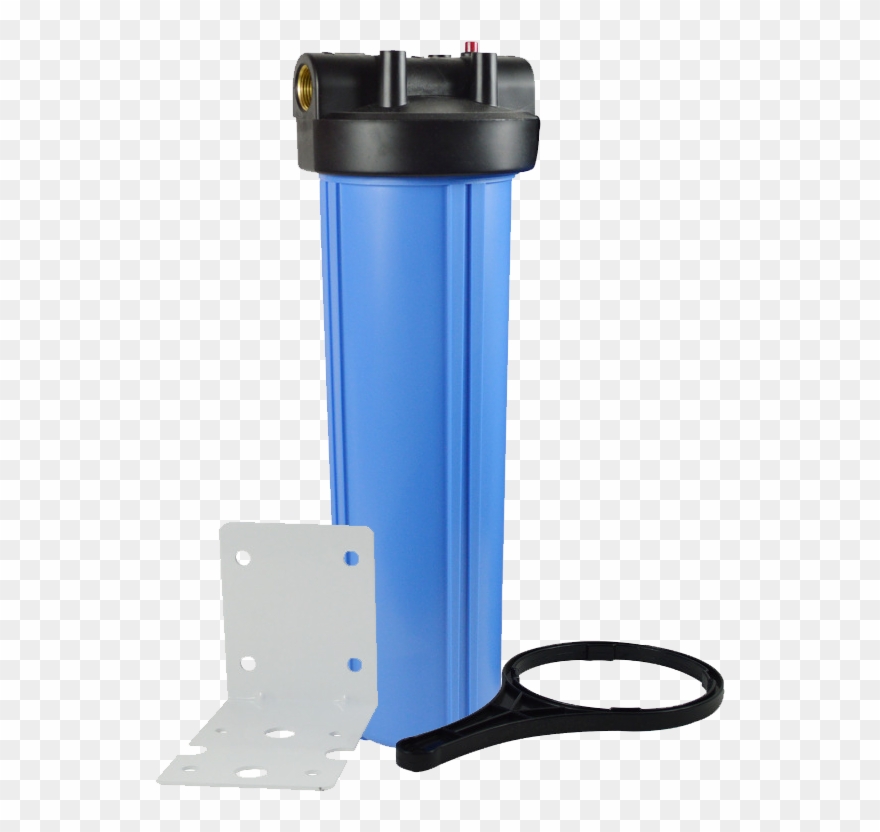 Big Blue Water Filter Transparent Background - Water Filter Housings Clipart