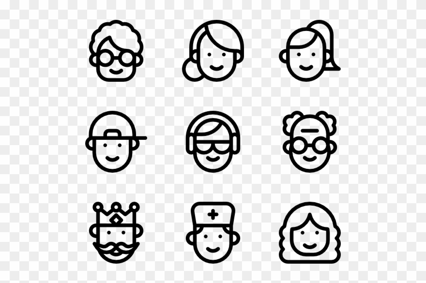 Avatars - Face Icon Clipart