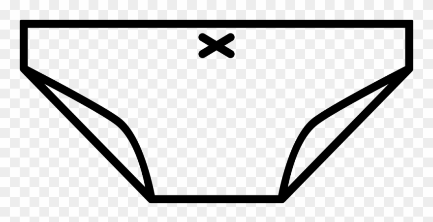 Panties Outline Comments - Portable Network Graphics Clipart