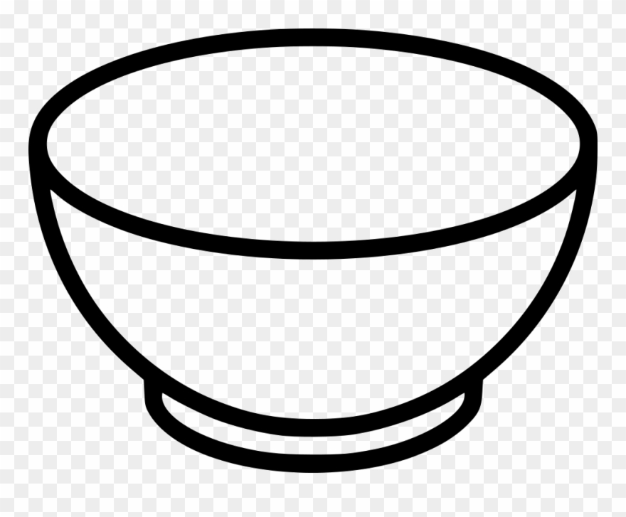 Png File - Black And White Salad Clip Art Transparent Png