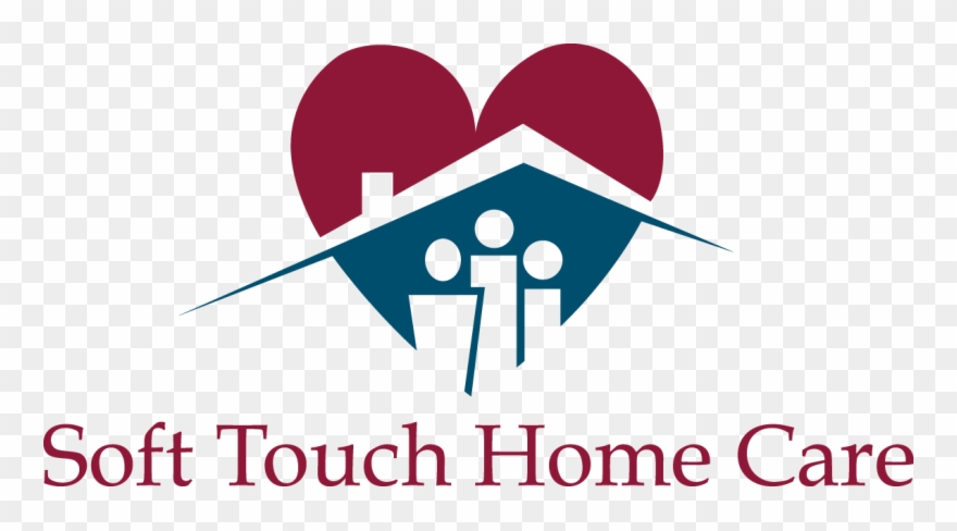 Soft Touch Home Care - Family Home Logo Clipart
