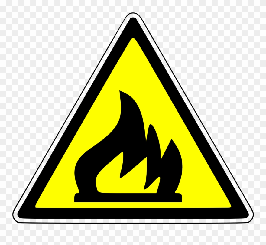 Simple English Wikipedia, The Free Encyclopedia - Fire Warning Sign Clipart