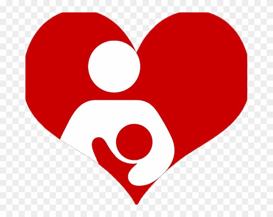 Breastfeeding Nursing Nursingmama Milkymomma Dairyqueen - Breastfeeding Logo With A Heart Clipart