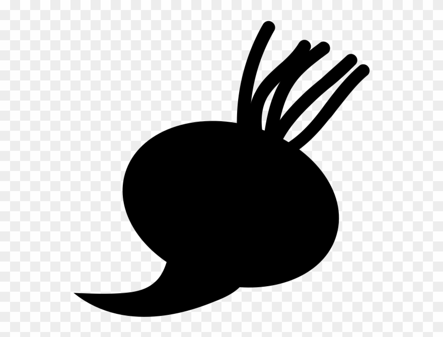 Turnip Rubber Stamp Clipart