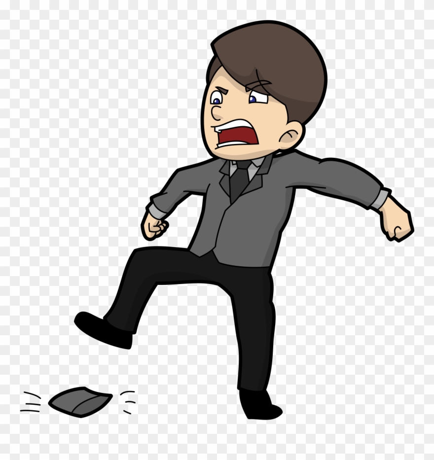 Open - Angry Cartoon Png Clipart