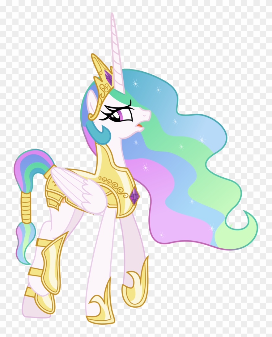 1 Reply 1 Retweet 4 Likes - Mlp Celestia In Armor Clipart