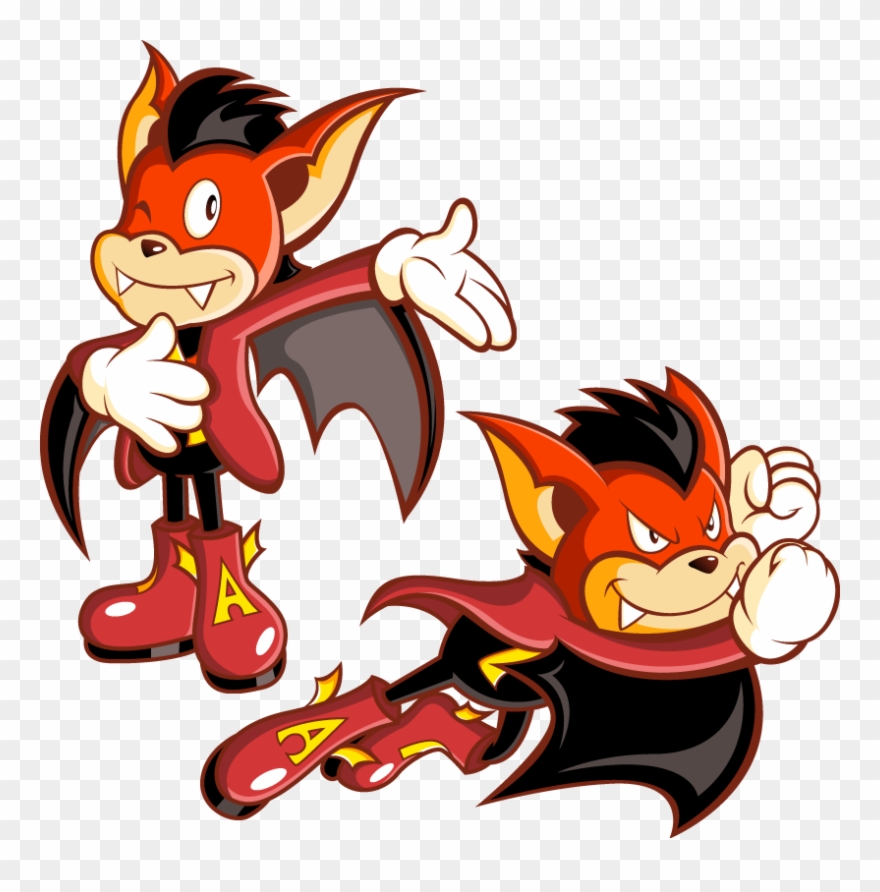 Do You Mean Aero The Acrobat - Aero The Acrobat Png Clipart