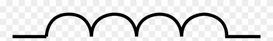 Inductor Clipart Clipground Frayed Electrical Cord - Induktor Symbol - Png Download