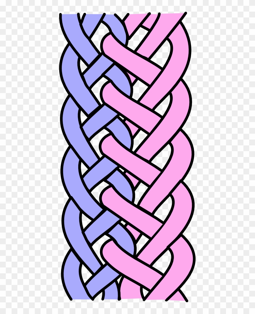Interlocked Braid Graphic - Wikimedia Commons Clipart