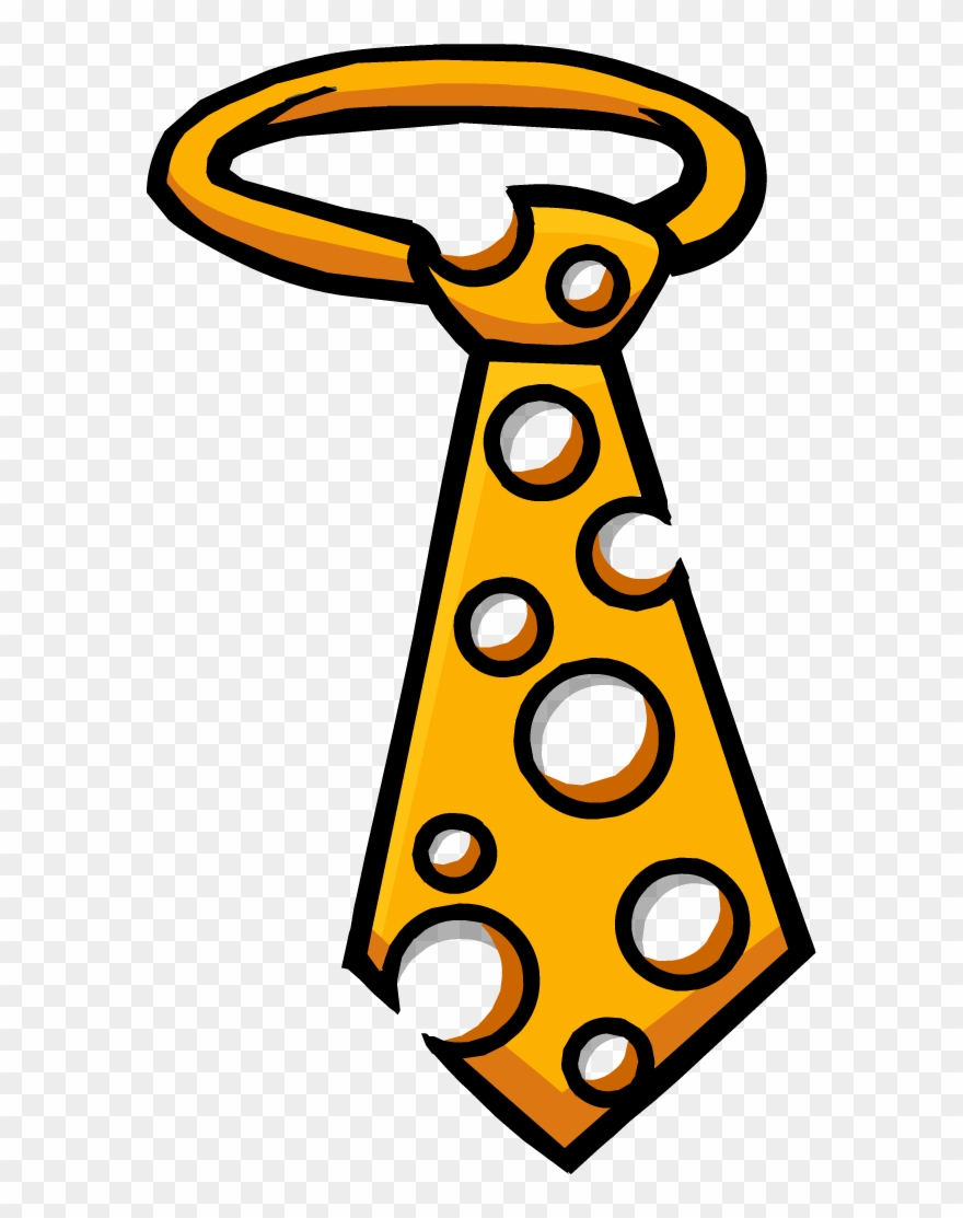 Cheese Clipart Cheesy - Club Penguin Necktie - Png Download
