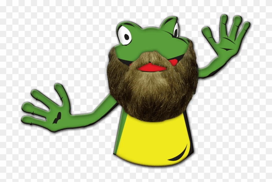 No Shave Frog - Cartoon Clipart