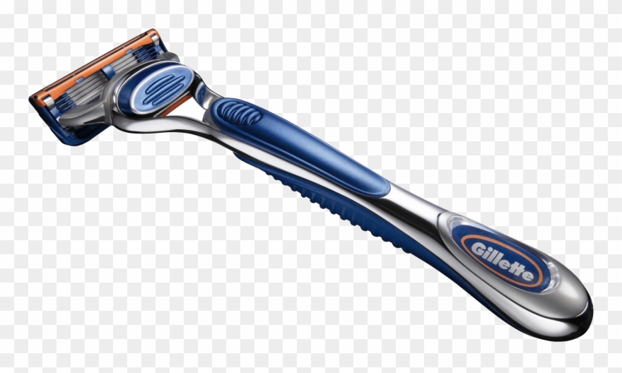 Gillette Blue Razor - Gillette Fusion Clipart