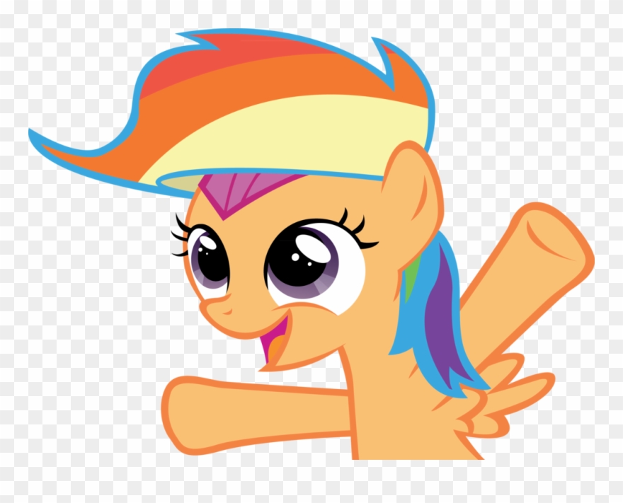 Wig Vector Hair Mlp - Rainbow Dash Clipart