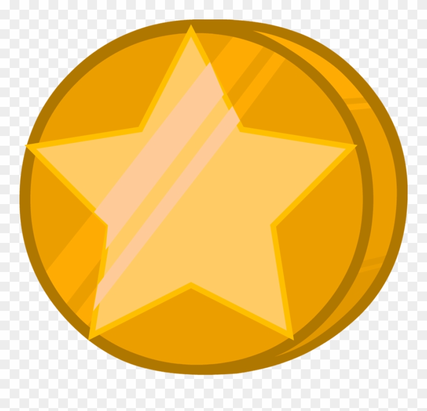 Coin Clipart Fandom - Bfdi Star Coin - Png Download