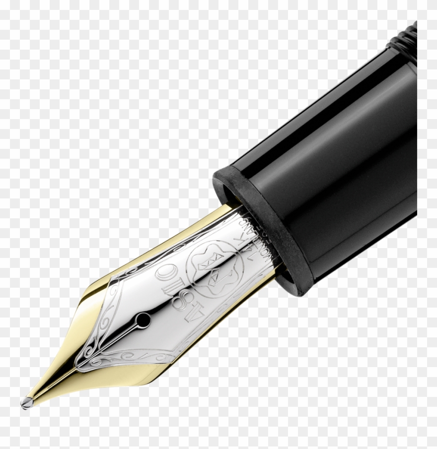 1217704 Pen By Anttis And Georg - Mont Blanc Stylo Plume Clipart