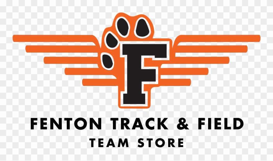 Fenton Track And Field - Graphic Design Clipart